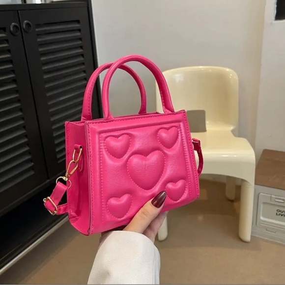 Unique Finds Handbags - Quilted Heart Small Crossbody/Clutch Bags-NEW